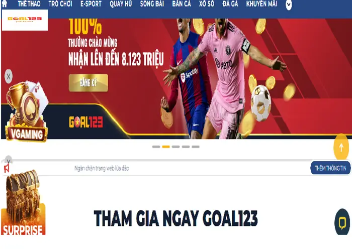 Mang GOAL123 vươn tầm thế giới